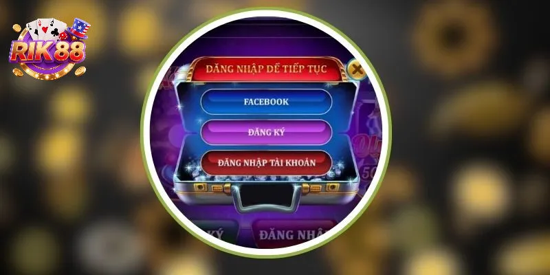 Giao diện trang chủ Rik88