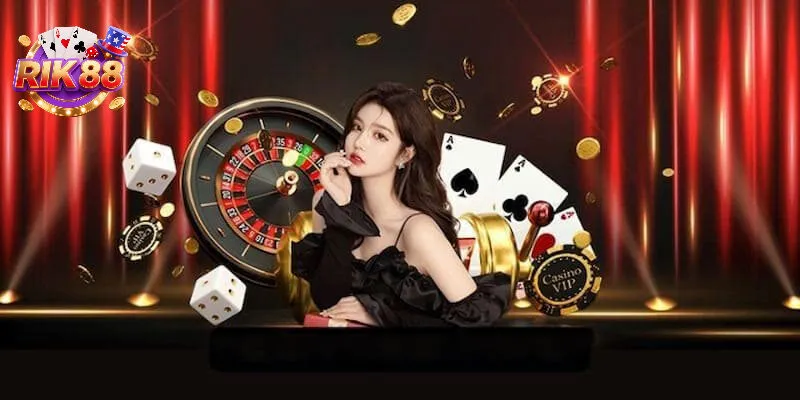 Giao diện trang chủ Rik88